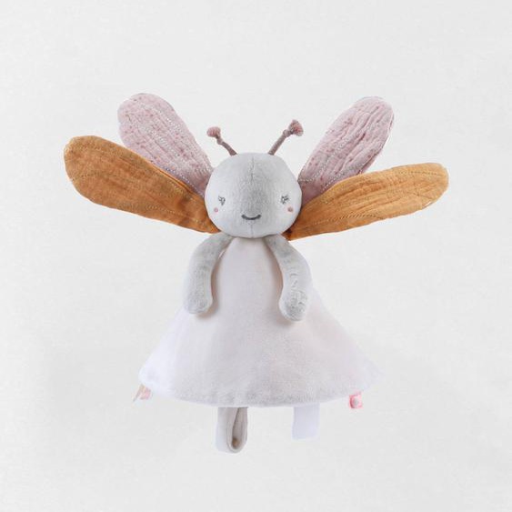 Doudou Libellule Louli Ecru