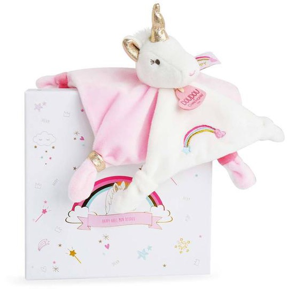 Doudou Lucie La Licorne Rose