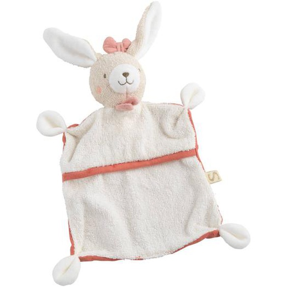 Doudou Mouchoir En Coton Bio Rose