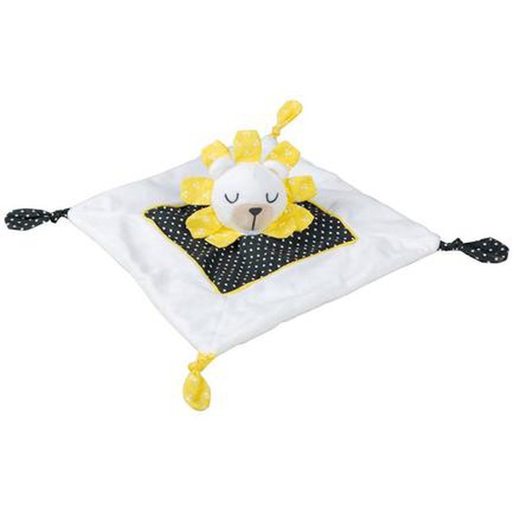 Doudou Mouchoir En Velours Blanc