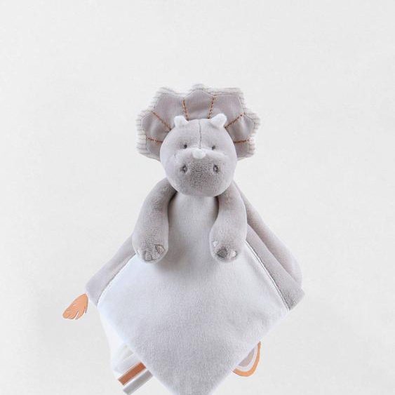Doudou Ops En Veloudoux Gris