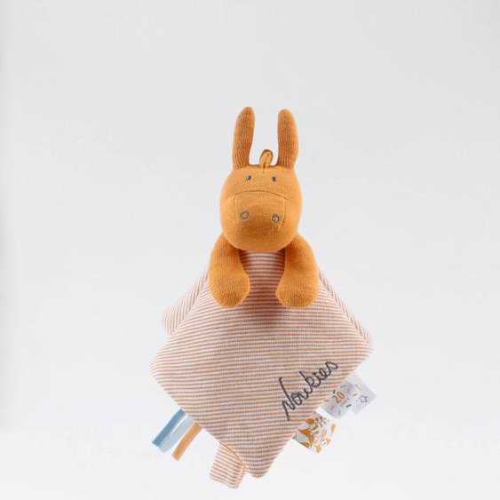 Doudou Paco En Coton Bio Jaune