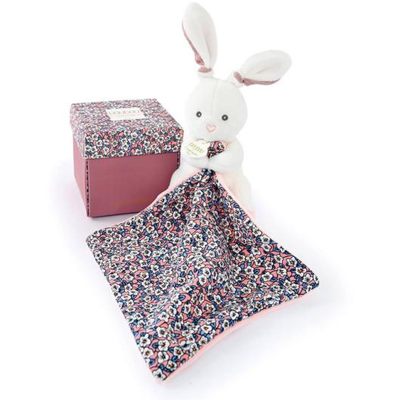 Doudou Pantin Lapin Rose Rose