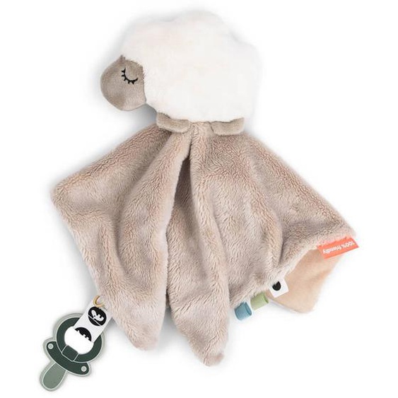 Doudou Plat Attache-sucette Sable