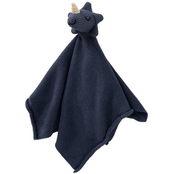 Doudou Plat Dino Bleu