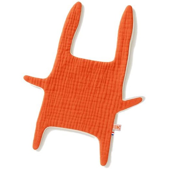 Doudou Plat En Coton Bio Fraise