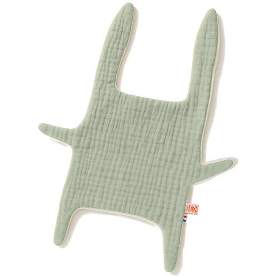 Doudou Plat En Coton Bio Vert