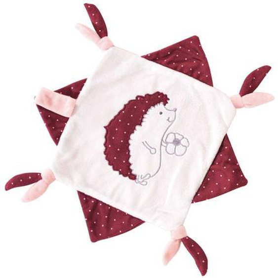Doudou Plat Hérisson Rose