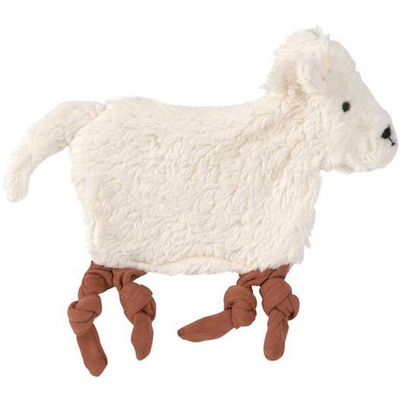 Doudou Plat Mouton Blanc