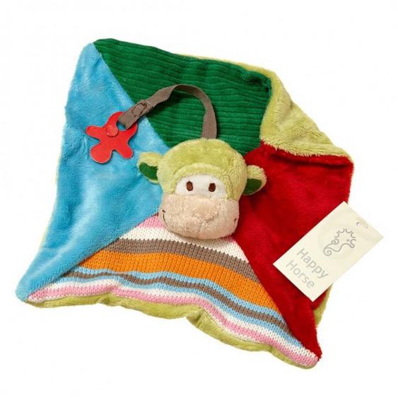 Doudou Singe Mo 22cm Rouge