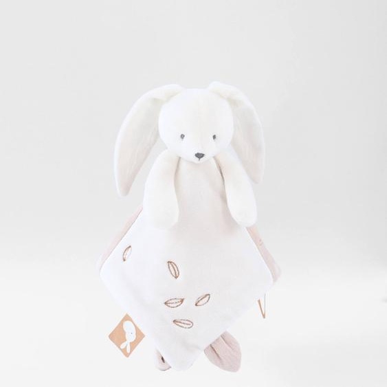 Doudou Snow Lapin Blanc, Beige, Marron