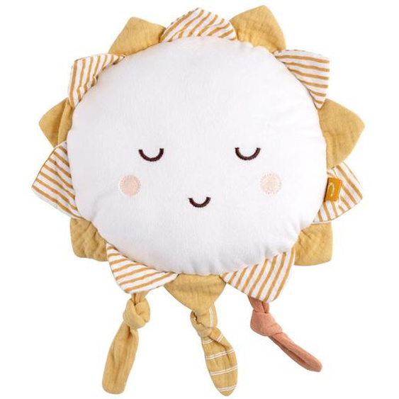 Doudou Soleil En Velours Blanc