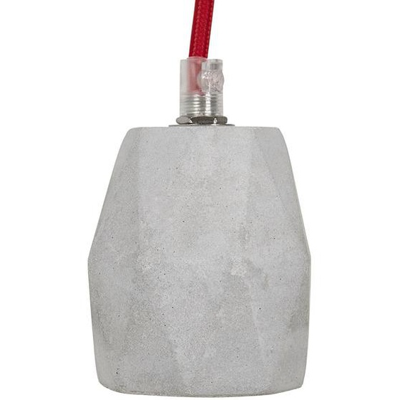 Douille design SOKET grise effet béton