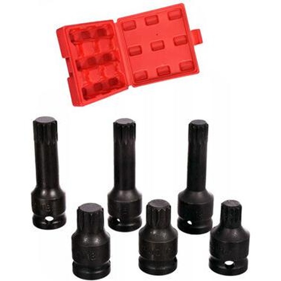 Douilles chocs rainures m14, m16, m18, cr-mo, ss06