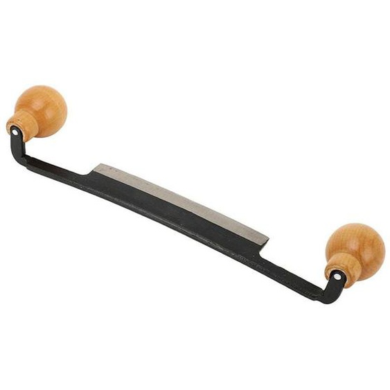 Couteau à Tirage Droit, Couteau à Raser à Double Manche en Bois Antidérapant avec Lame en Acier au Tungstène pour le Travail du Bois, Lames de