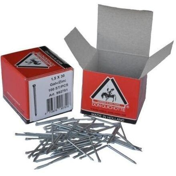 DQ Clou pour béton durci ZH 2,5x40mm avec tête fraisée / paquet de 100 pcs