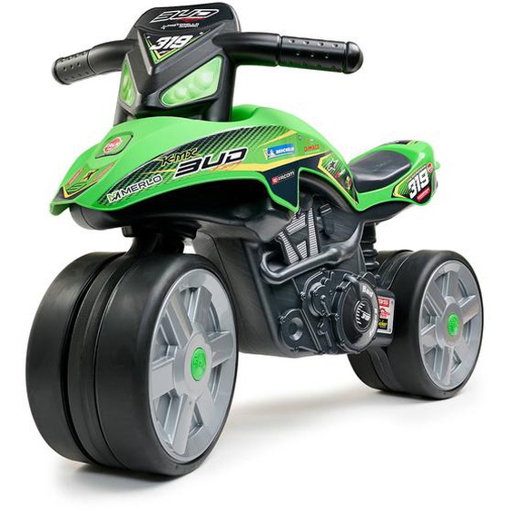 Draisienne Moto Street Avec Roues Silencieuses Vert Bud Racing