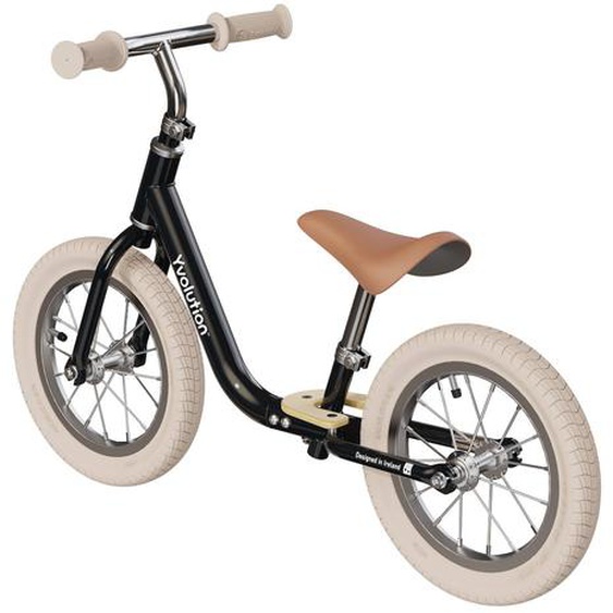 Draisienne Yvelo Classic 12 Vintage - Vélo D’équilibre Noir