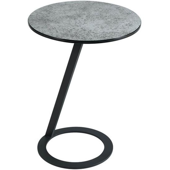 DRAKE - Table dAppoint Design Plateau Aspect Céramique
