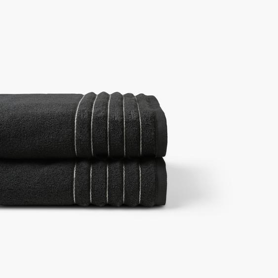 Drap de bain coton Ikebana graphite