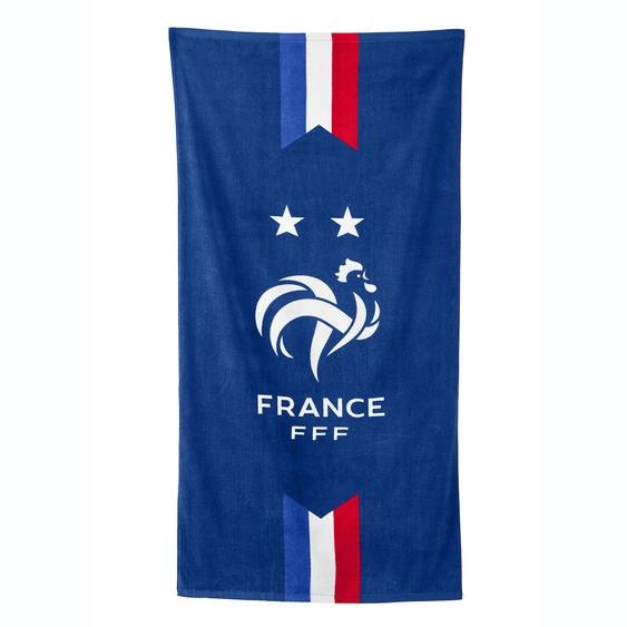 Drap de bain enfant FFF®, éponge et velours coton - 320g/m2 -