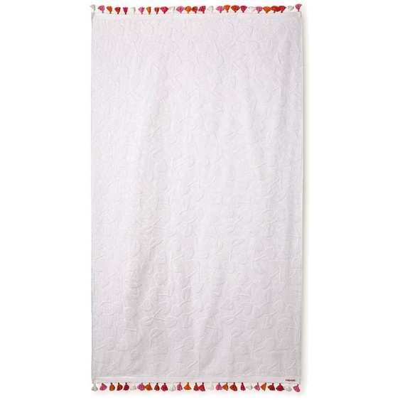 Drap De Bain Escapade Kawaii Coton Blanc