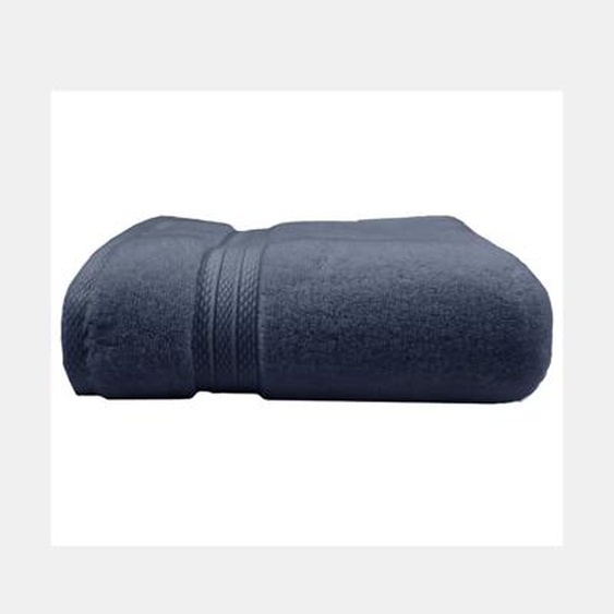 Drap de douche pur coton Elea bleu ardoise