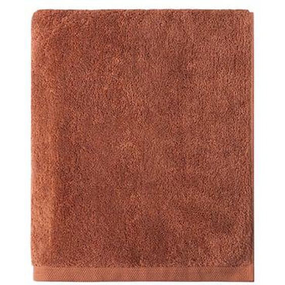 Drap de douche uni en coton peigné biologique, ESSENTIEL