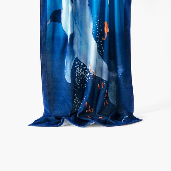 Drap de plage velours de coton Oceanos
