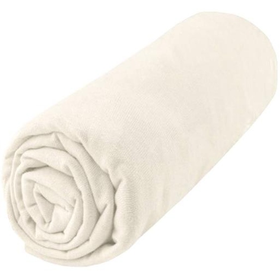 Drap Housse En Coton Jersey Uni Écru