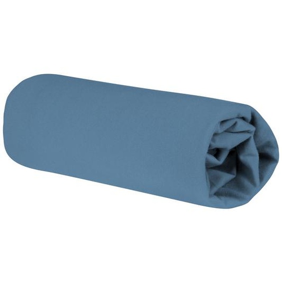 Drap Housse Extensible 60x120 - 70x140 En Coton Bio Safe Asleep® Bleu Indigo