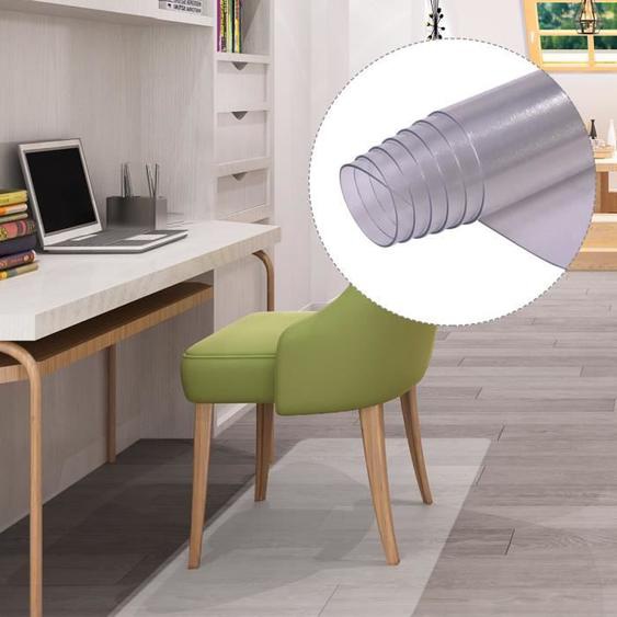 DREAMADE Tapis de protection pour sol,protection transparent PVC antidérapant avec bords arrondis,protection pour chaises de bureau