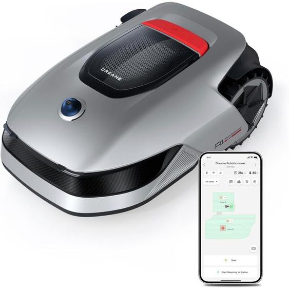 Dreame - A1 Robot Tondeuse Intelligente,Tondeuse à gazon robotisée sans fil périmétrique,Garantie de trois ans,Contrôle Aapplication,OmniSense