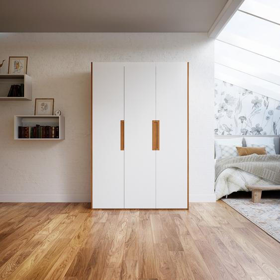 Dressing - Blanc, design, armoire penderie pour chambre ou entrée, à portes battantes - 154 x 232 x 62 cm, modulable