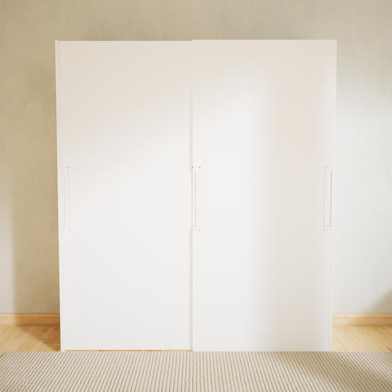 Dressing - Blanc, design, armoire penderie pour chambre ou entrée, haut de gamme, avec portes coulissantes - 204 x 232 x 65 cm, modulable