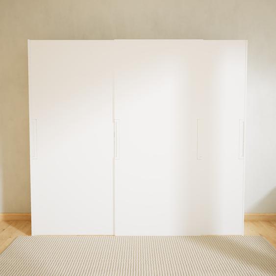 Dressing - Blanc, design, armoire penderie pour chambre ou entrée, haut de gamme, avec portes coulissantes - 254 x 232 x 65 cm, modulable