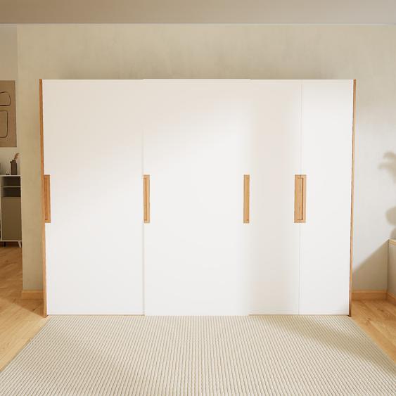 Dressing - Blanc, design, armoire penderie pour chambre ou entrée, haut de gamme, avec portes coulissantes - 304 x 232 x 65 cm, modulable
