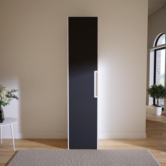 Dressing - Graphite, design, armoire penderie pour chambre ou entrée, à portes battantes - 54 x 232 x 62 cm, modulable