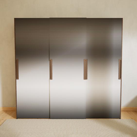 Dressing - Miroir, design, armoire penderie pour chambre ou entrée, haut de gamme, avec portes coulissantes - 244 x 232 x 65 cm, modulable