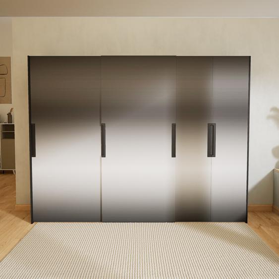 Dressing - Miroir, design, armoire penderie pour chambre ou entrée, haut de gamme, avec portes coulissantes - 304 x 232 x 65 cm, modulable