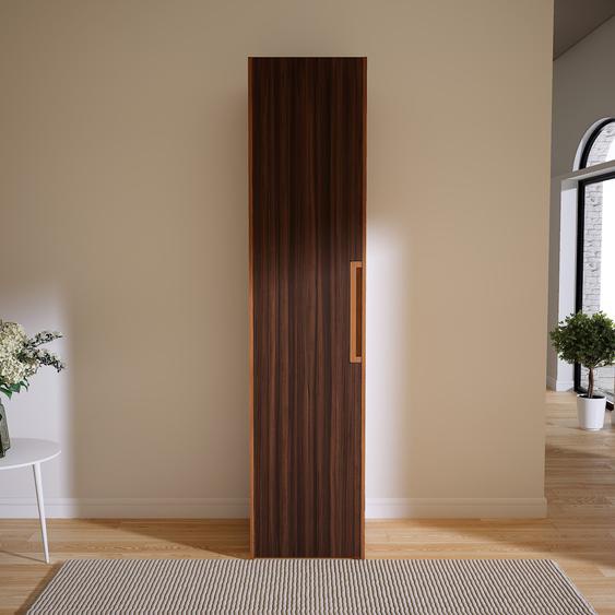 Dressing - Noyer, design, armoire penderie pour chambre ou entrée, à portes battantes - 54 x 232 x 62 cm, modulable