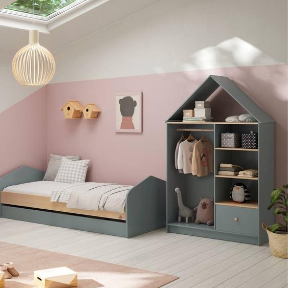 Dressing Ouvert Forme Maison - Gamme Léonie Vert Kaki