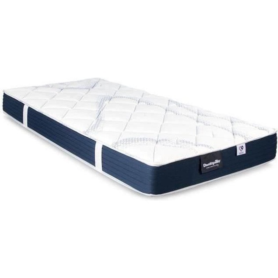 DUNLOPILLO Magnolia Matelas 90x190 - Epaisseur 18 cm - Mousse à air haute résilience - Dunloflex - Ferme - Fabriqué en France