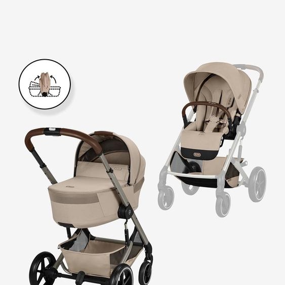 Duo Balios S Lux nacelle pliable beige