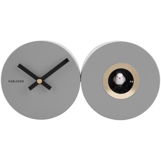 Duo Cuckoo - Horloge design - Couleur - Gris