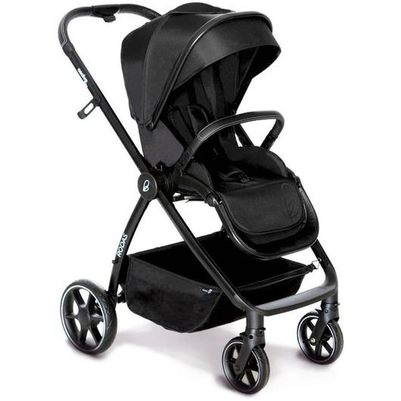Duo Poussette Et Nacelle Rodas Noir