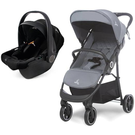 Duo Poussette Et Siège Auto Oslo 2 Gris