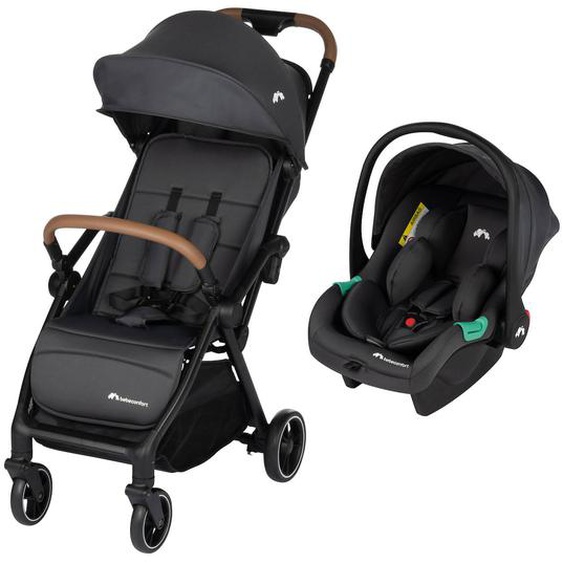 Duo Poussette Naissance Citadine Et Sièfe Auto Sunlite Duo Graphite Mineral
