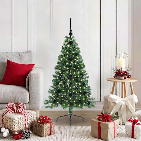 Durable Arbre de Noël artificiel pré-éclairé Vert 120 cm PVC - Arbres de Noël artificiels Octo7604641 2parcel