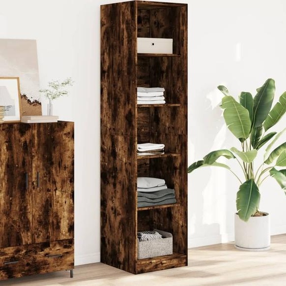 Durable Armoire Chêne fumé 50x50x200 cm Bois composite Armoires Meubles1715052